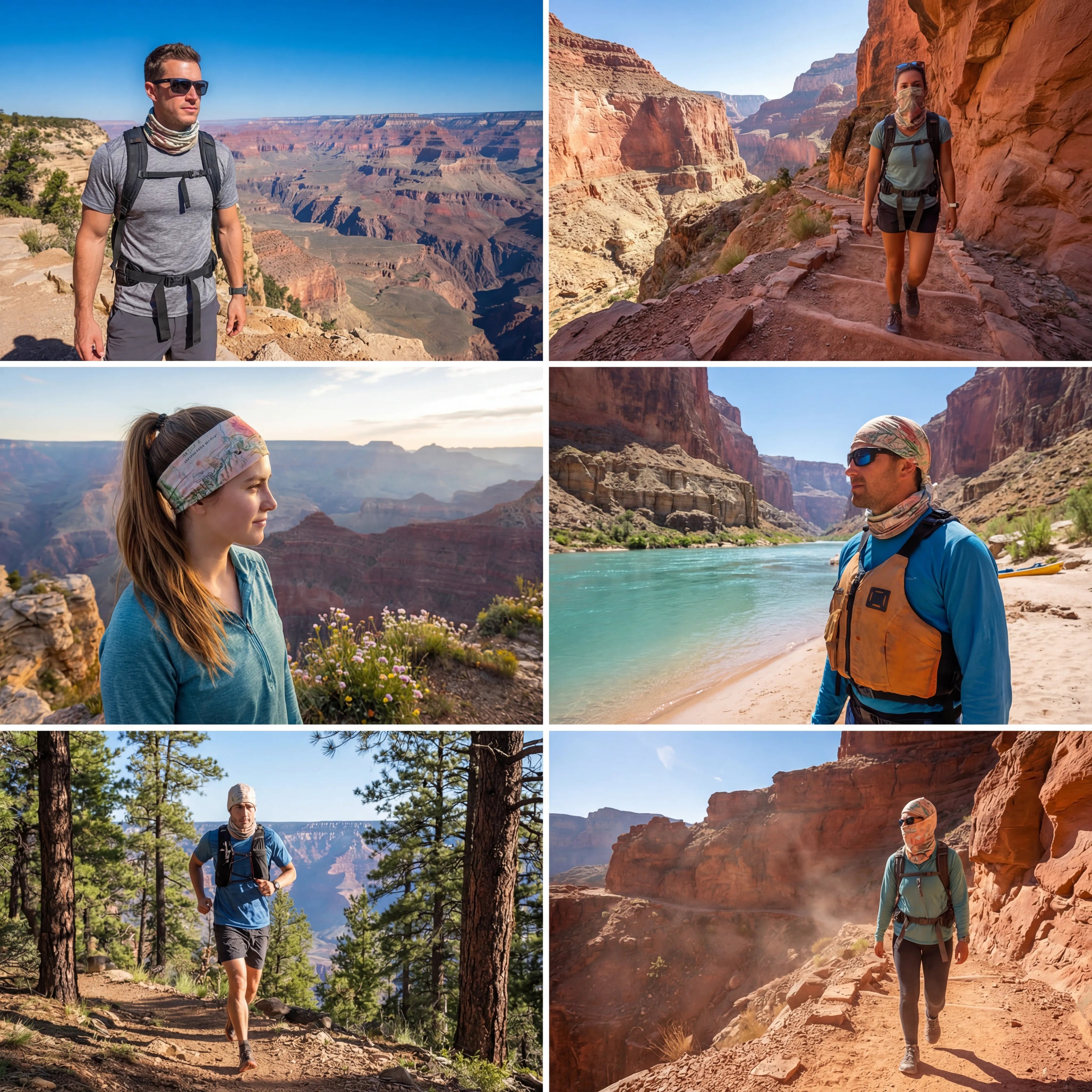 Grand Canyon National Park Map X Guard Neck Gaiter