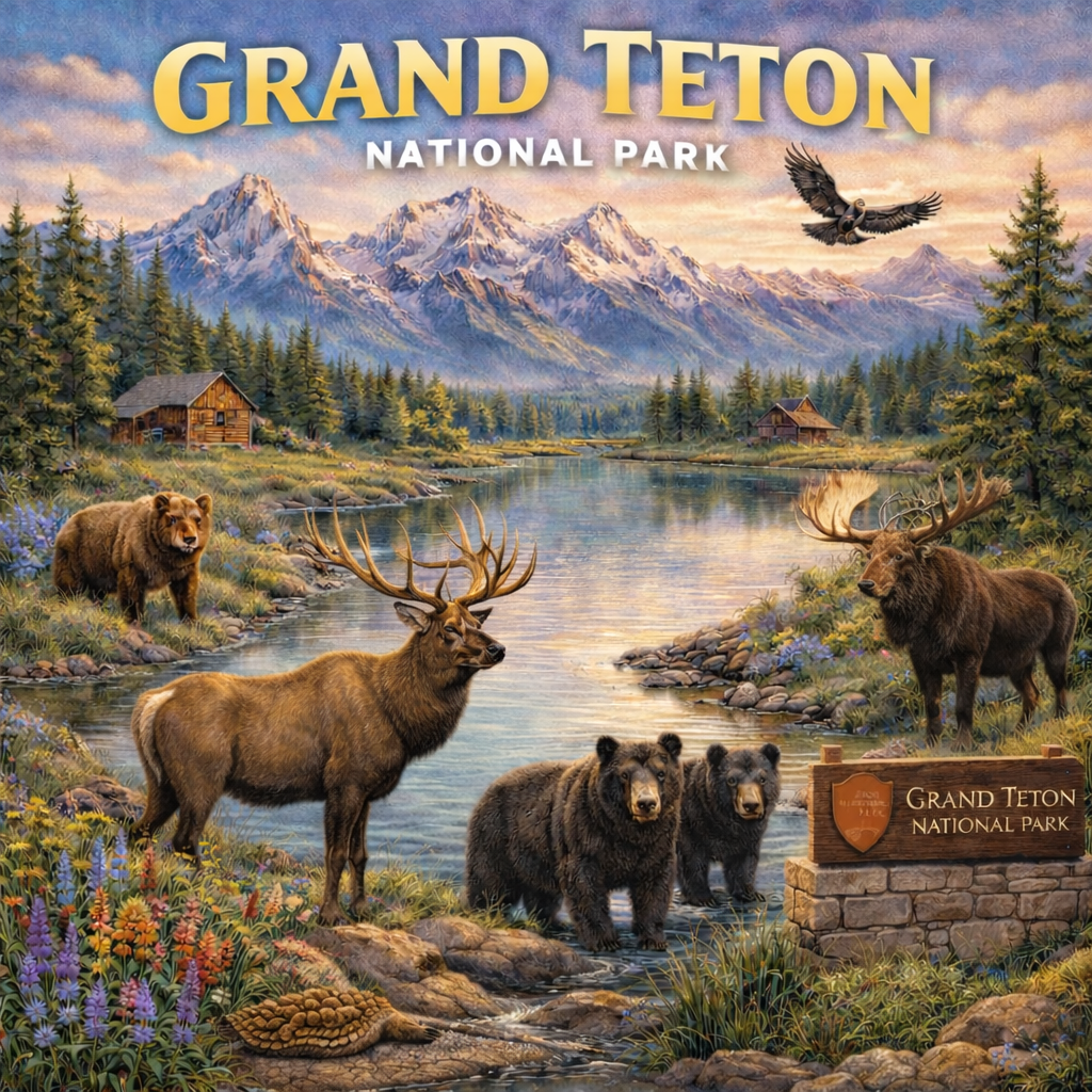 Grand Teton National Park X Guard Neck Gaiter