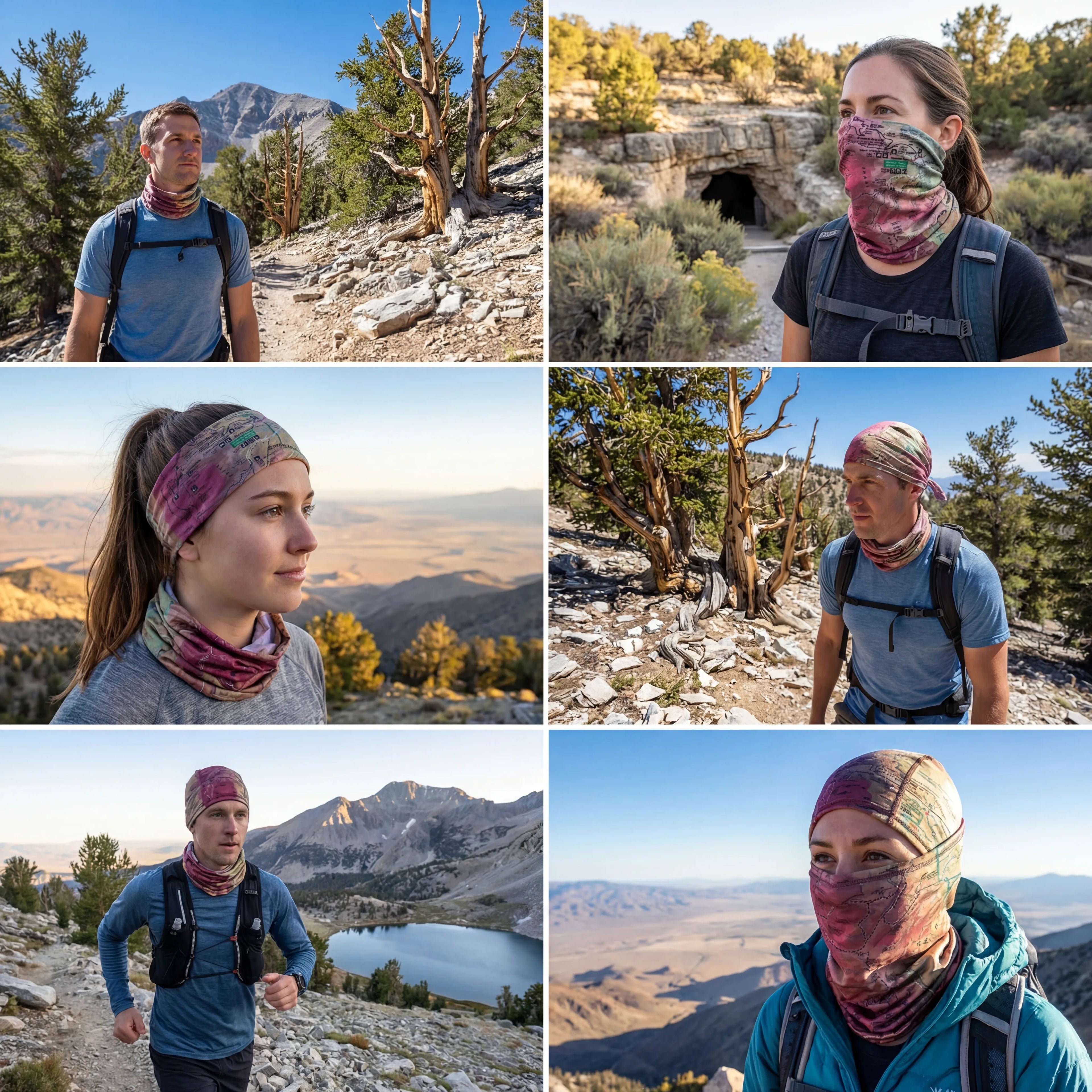 Great Basin National Park Map X Guard Neck Gaiter