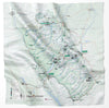 National Park Microfiber Map Bandana