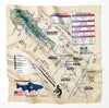 Green River, Utah Microfiber Map Bandana