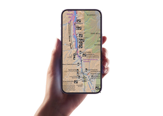 Gunnison River, Colorado | Fishing Map | Fly Fishing Map | Avenza Map App
