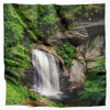 Brevard, North Carolina Waterfalls Microfiber Map Bandana