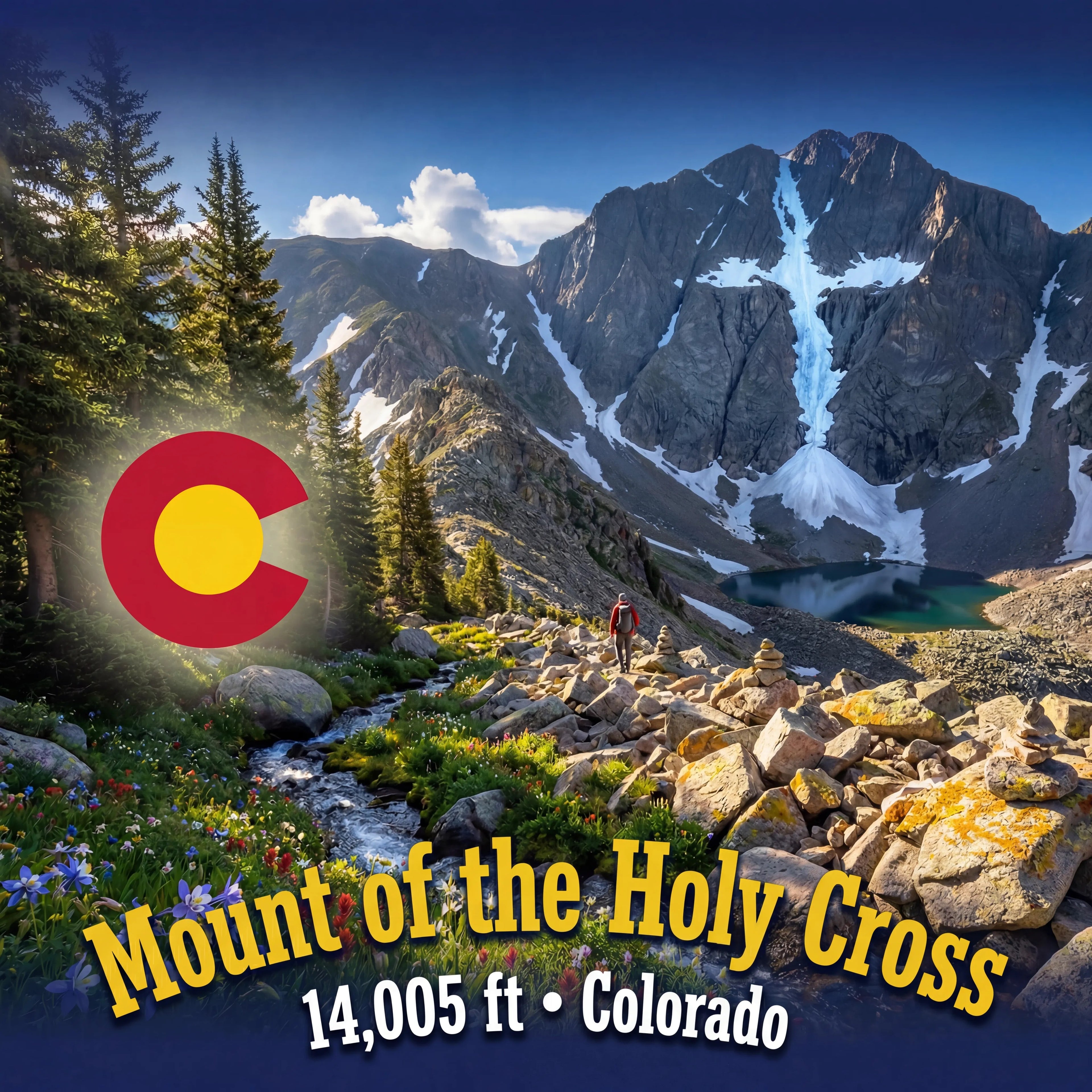 Holy Cross Wilderness Colorado X Guard Neck Gaiter