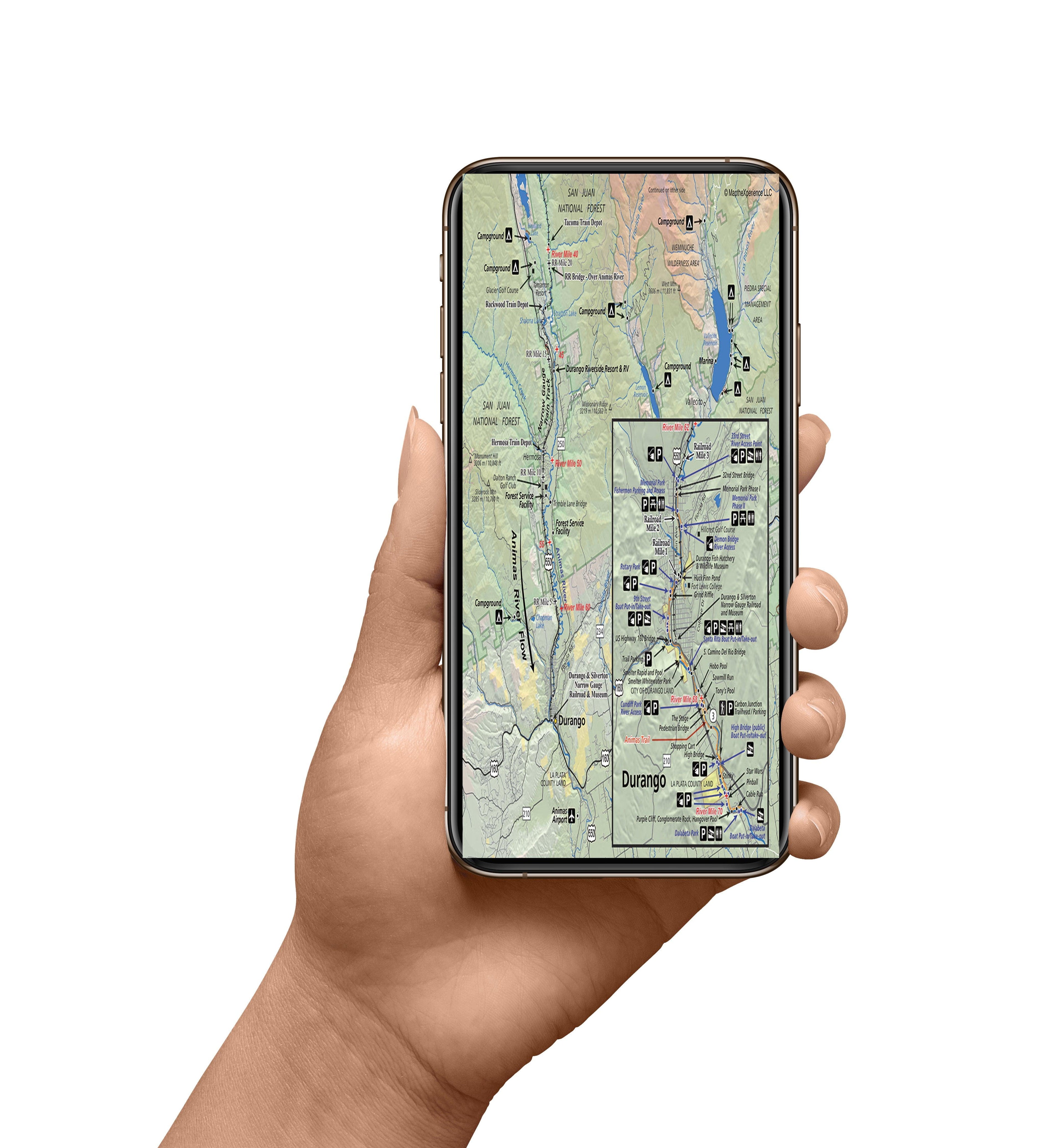 Boulder Creek Colorado Mobile GPS Map