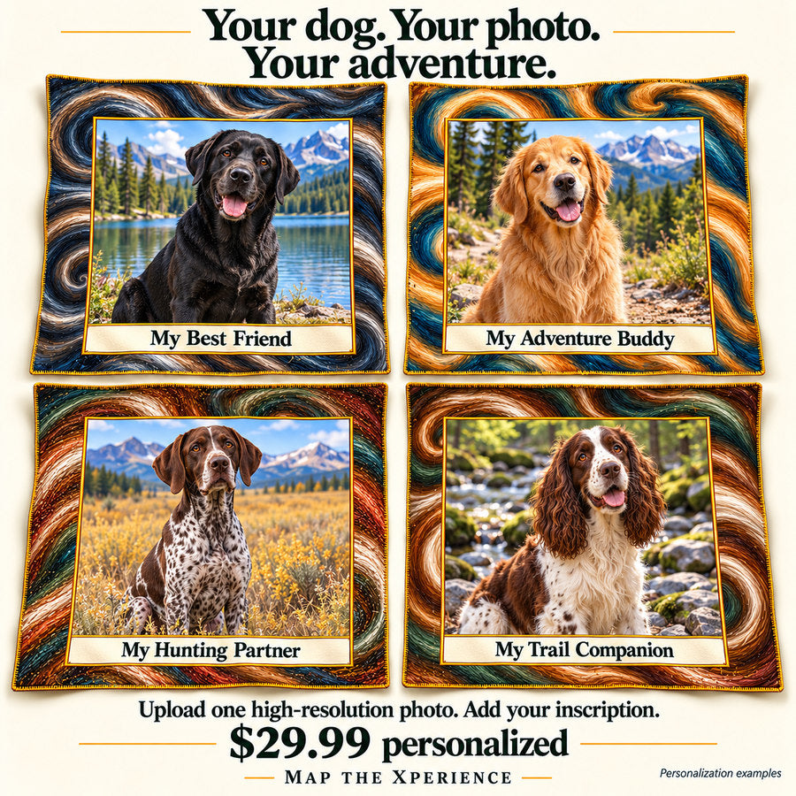 Chocolate Labrador Retriever Microfiber Cloth Bandana