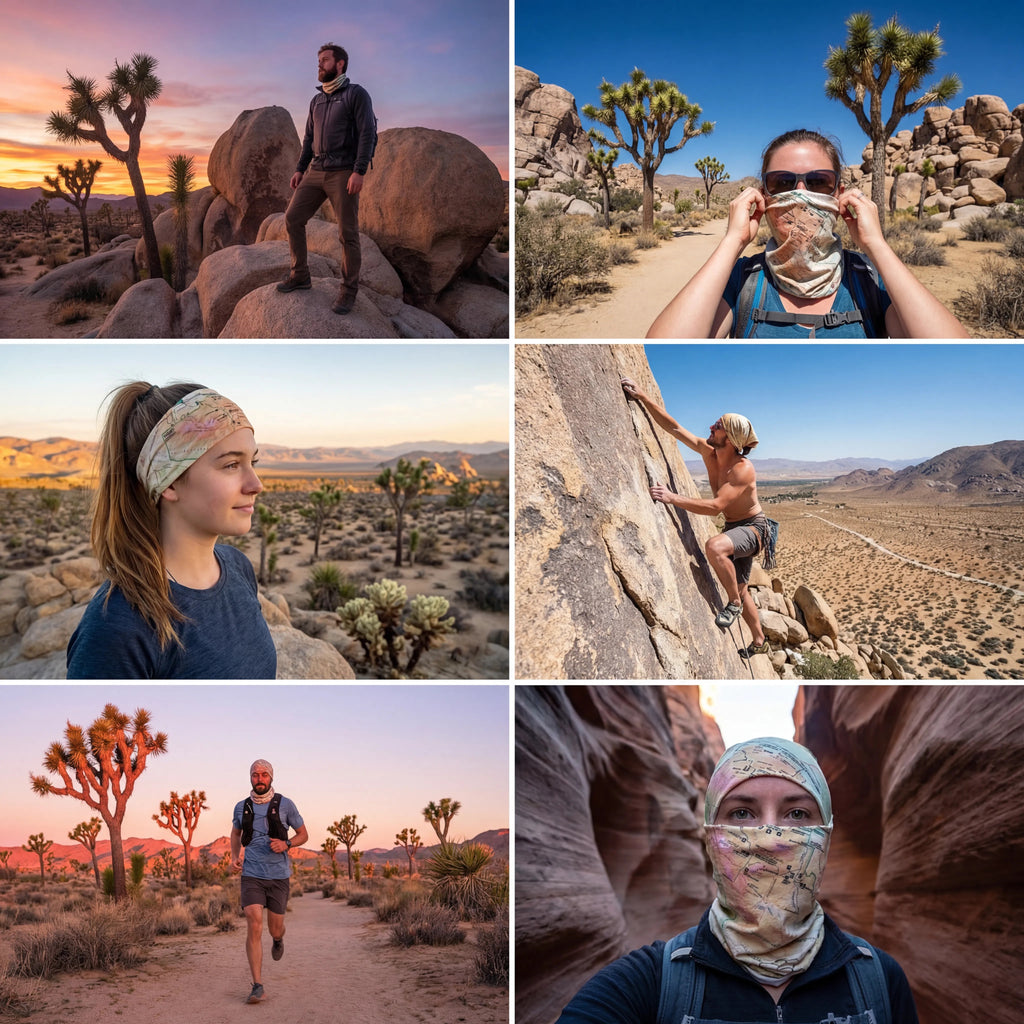 Joshua Tree National Park Map X Guard Neck Gaiter