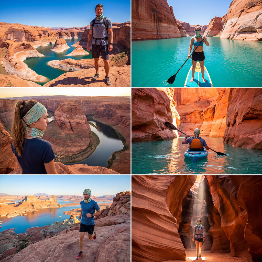 Lake Powell Park Map X Guard Neck Gaiter