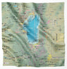 Lake Tahoe Trails Microfiber Map Bandana