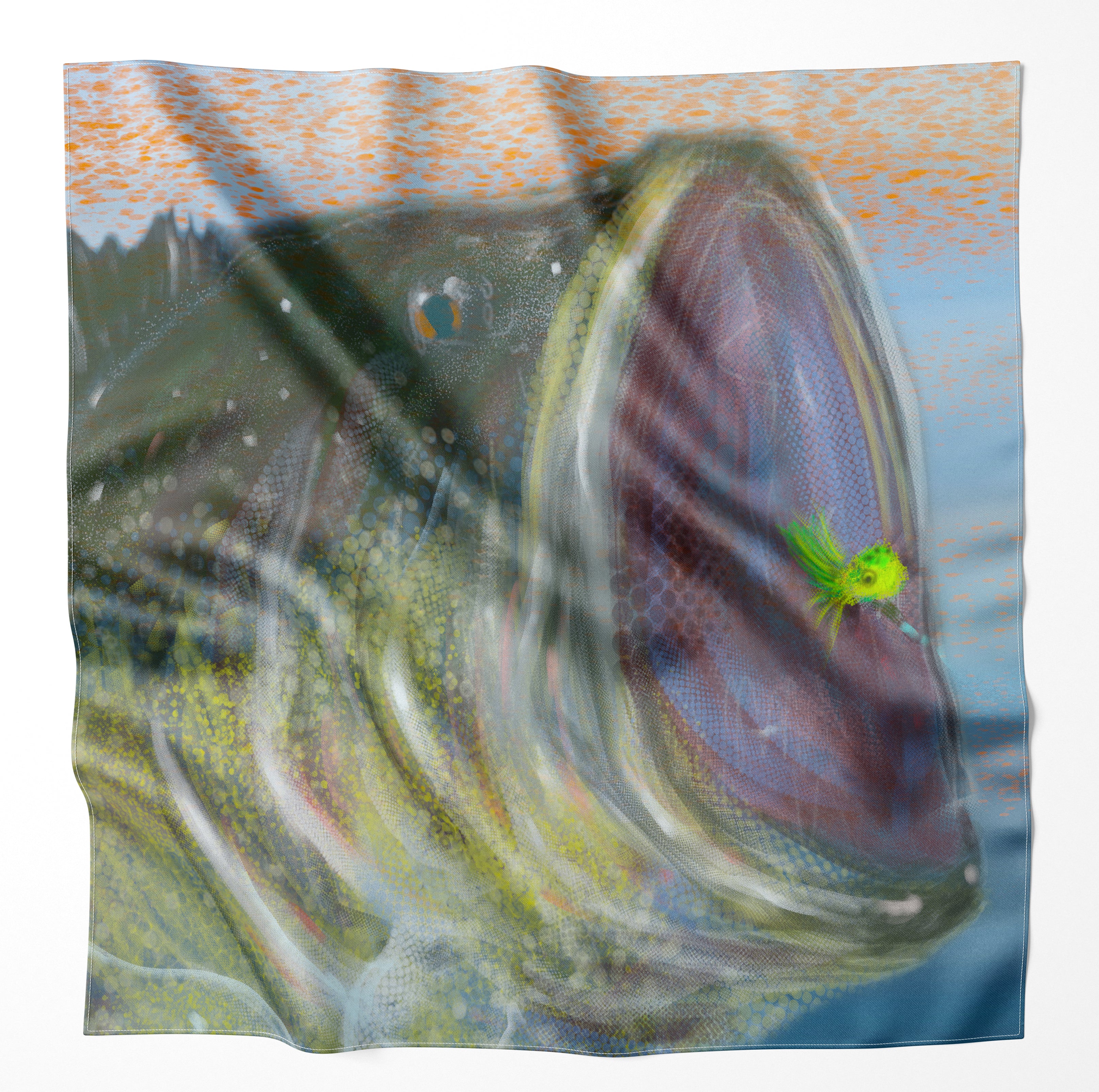 Largemouth Bass Microfiber Bandana