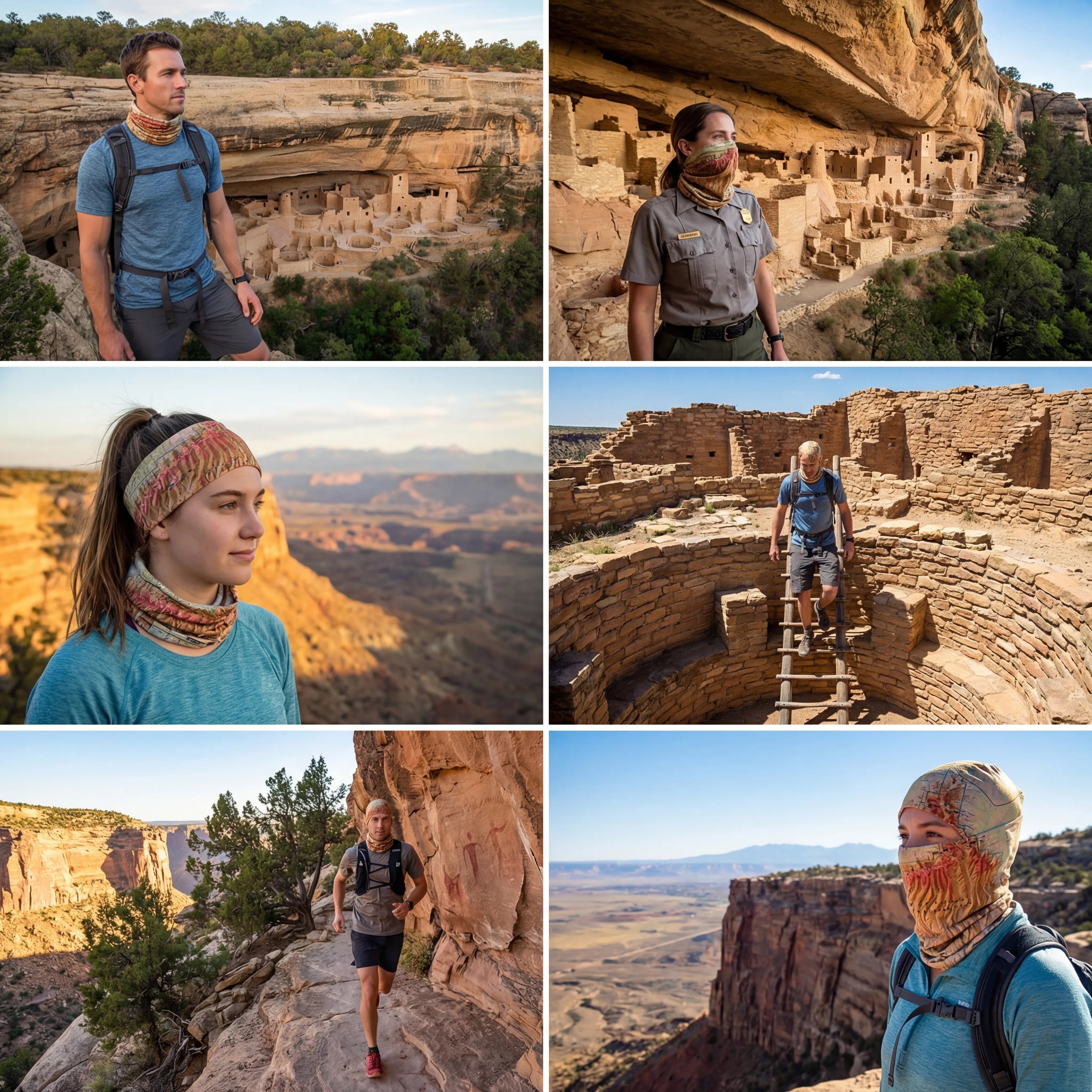 Mesa Verde National Park Map X Guard Neck Gaiter