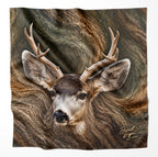 Mule Deer Buck Microfiber Cloth Bandana