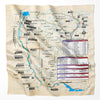 Madison River, Montana Microfiber Map Bandana