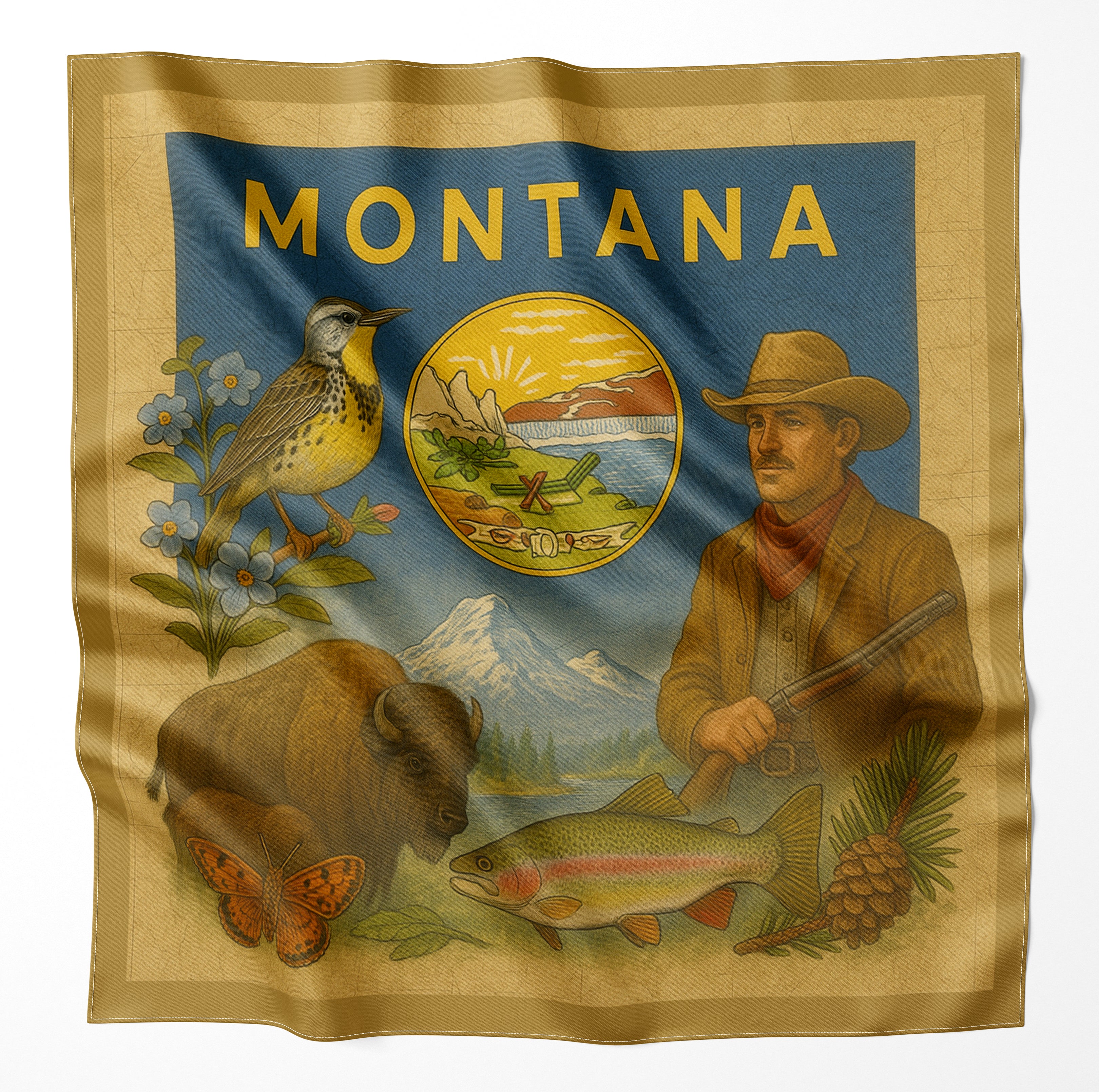Montana Microfiber Cloth Bandana