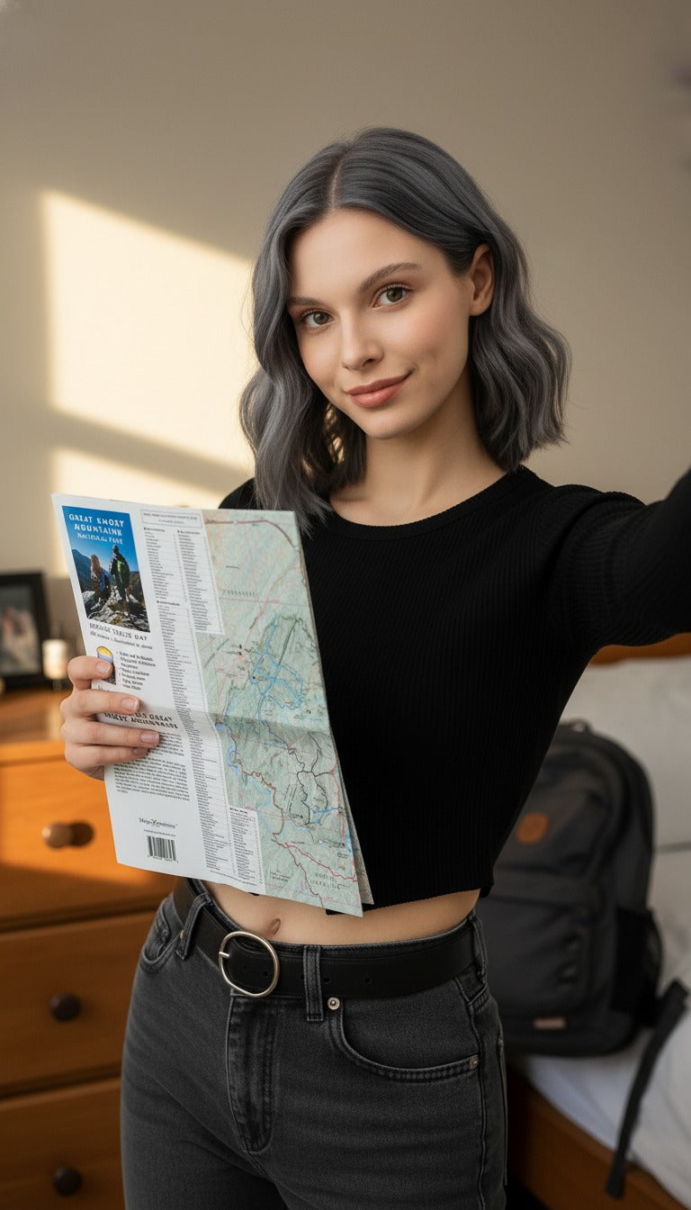 Great Smoky Mountains National Park Hiking Trail Map | Paper + Mobile GPS Guide