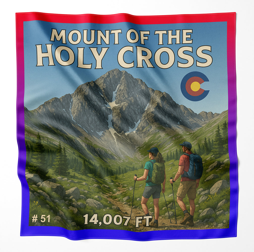 Mount of the Holy Cross Colorado 14er Microfiber Cloth Bandana