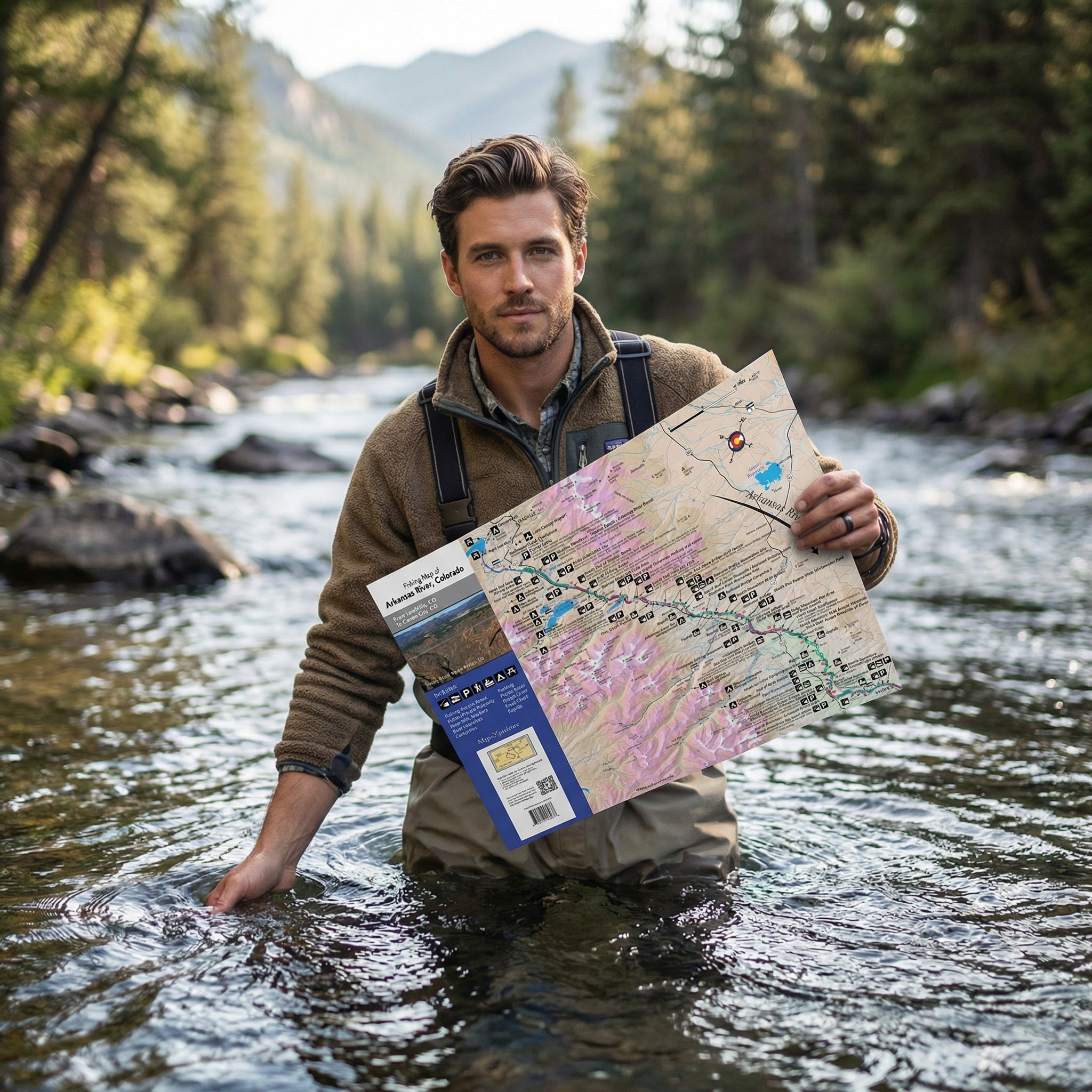 Arkansas River Colorado Fishing Map | Public River Access Guide