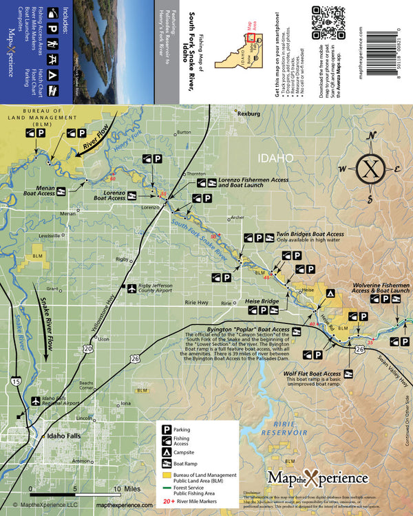 South Fork Snake River Fishing Map - Essential Guide for Anglers