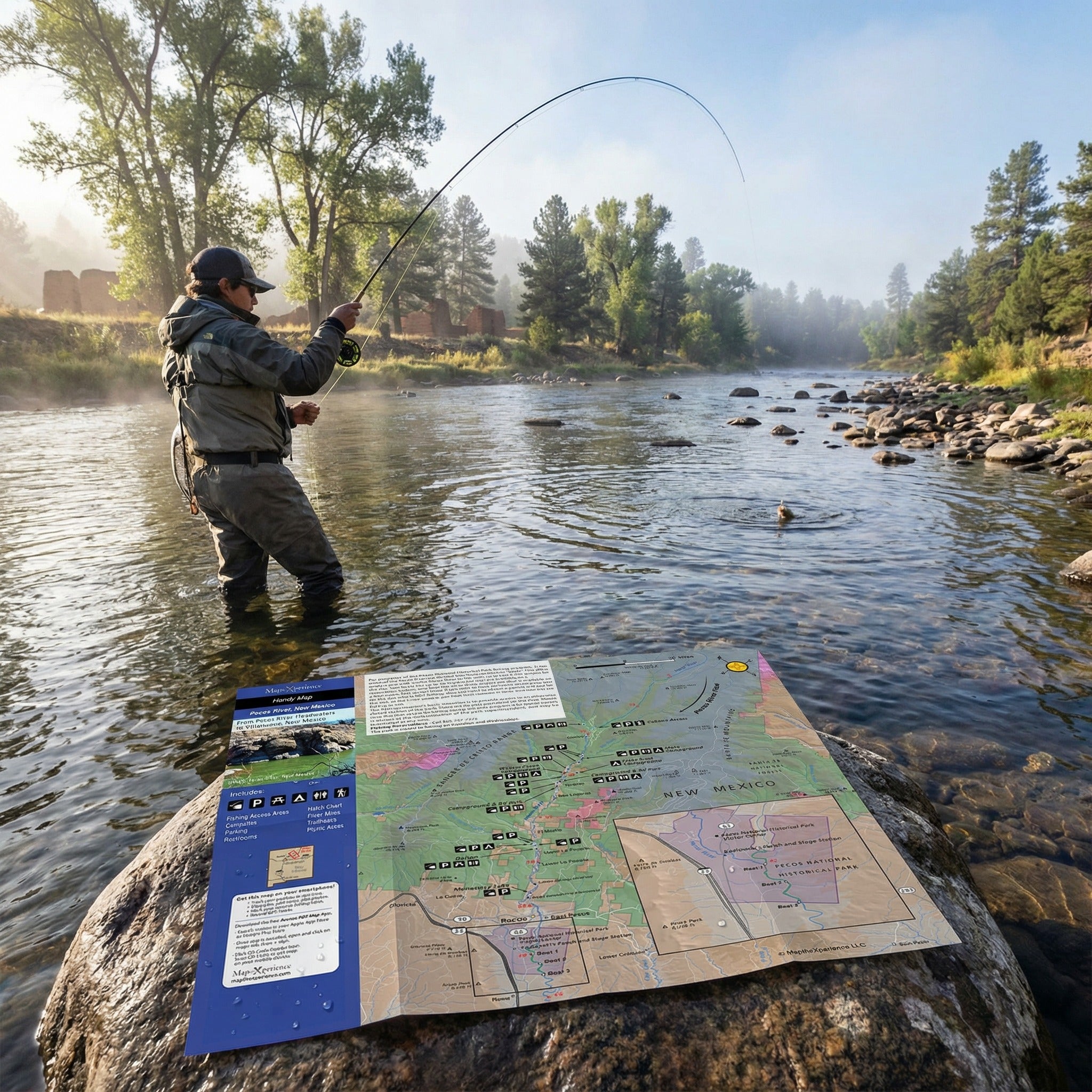 Pecos River New Mexico Fly Fishing Map | Public Access Guide