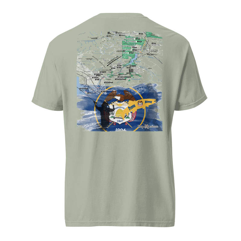 Provo River, Utah Performance T-Shirt