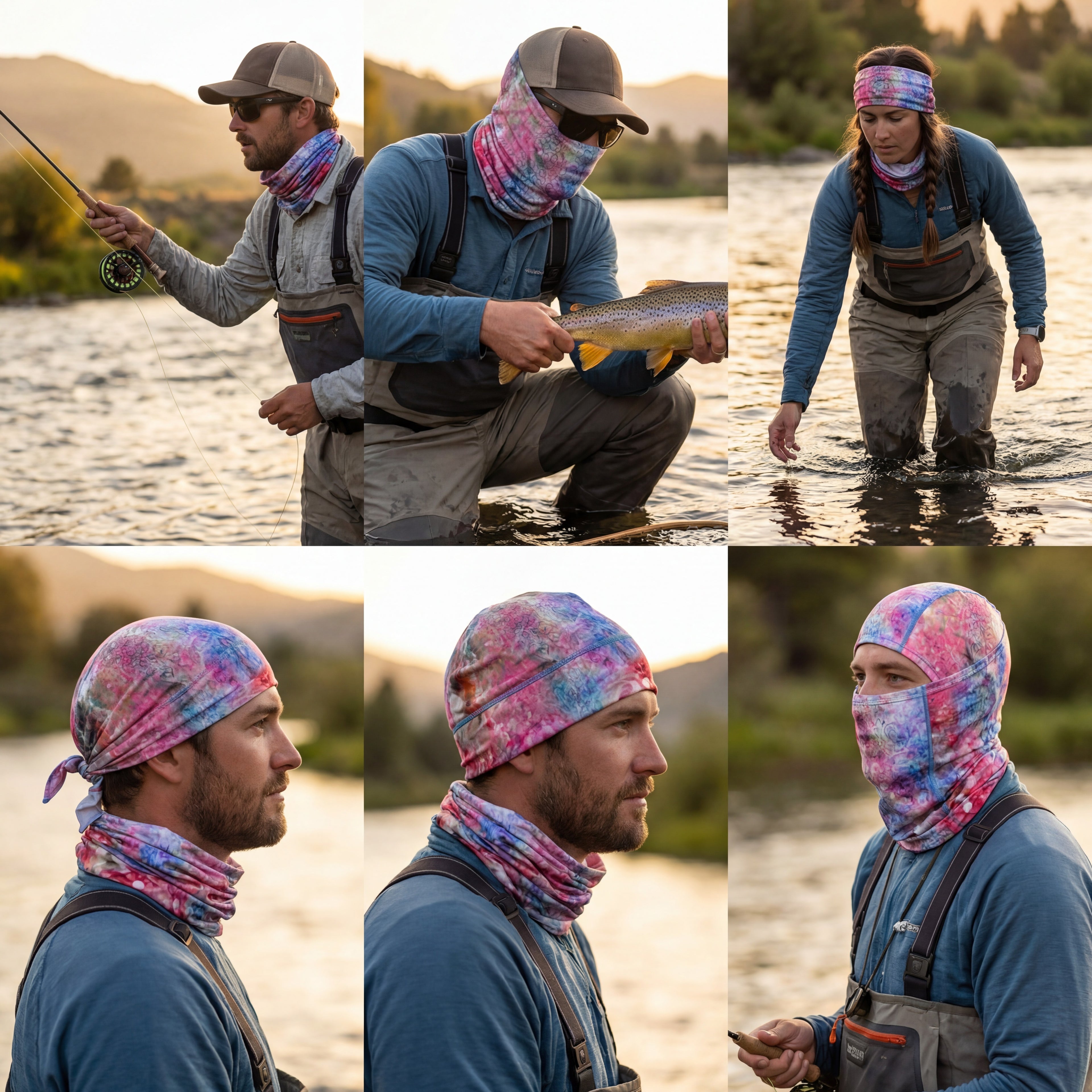 Rainbow Trout X Guard Neck Gaiter