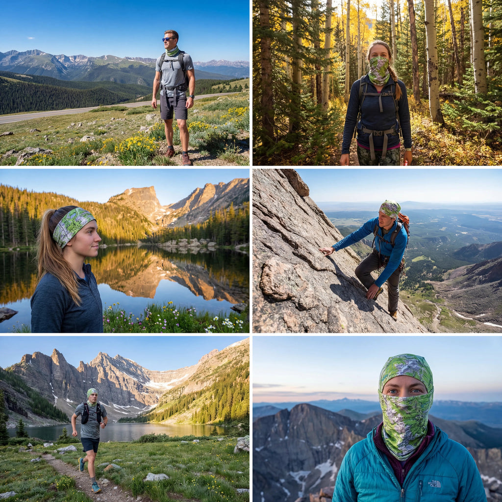 Rocky Mountain National Park Map X Guard Neck Gaiter
