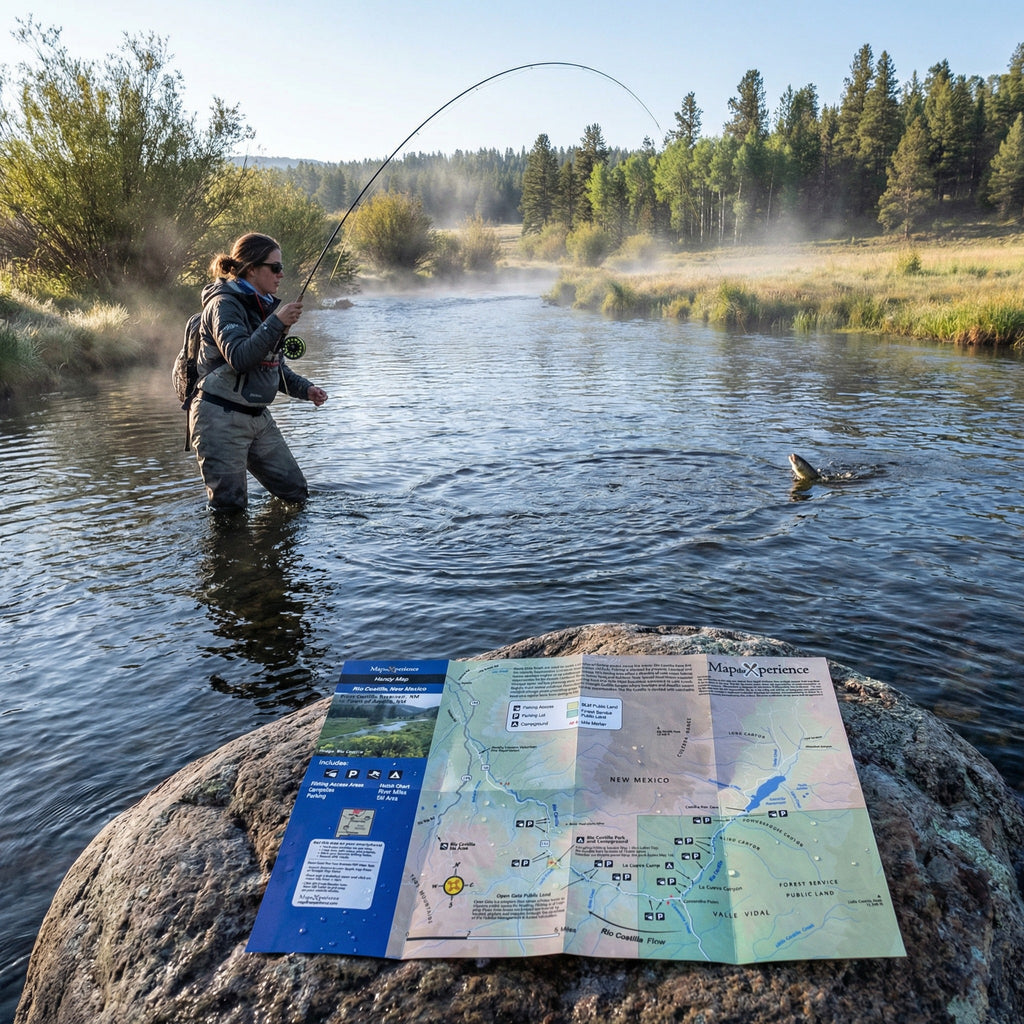 Rio Costilla River New Mexico Fly Fishing Map | Public Access Guide
