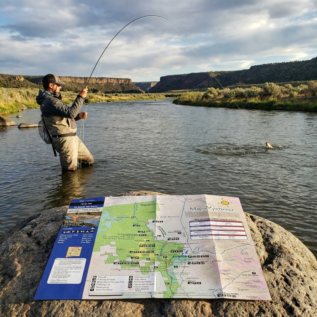Rio Grande River New Mexico Fly Fishing Map | Public Access Guide