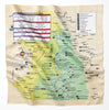 Rio Grande River, Colorado Microfiber Map Bandana