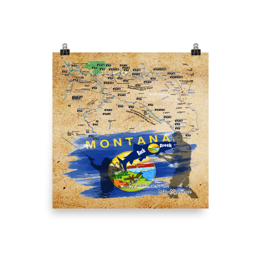 Rock Creek, Montana Map Poster | Free Mobile Map