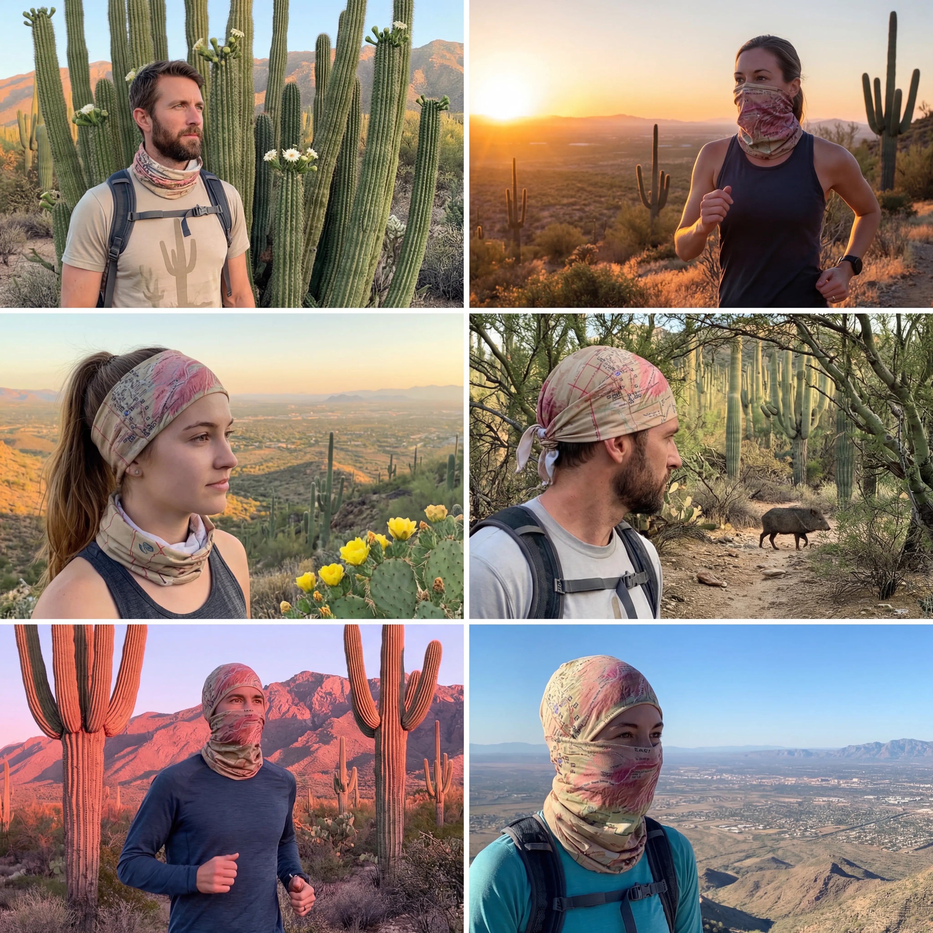 Saguaro National Park East Map X Guard Neck Gaiter