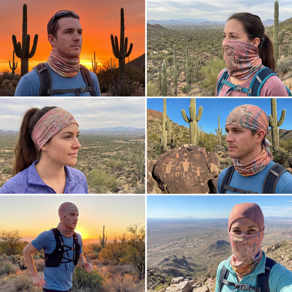 Saguaro National Park West Map X Guard Neck Gaiter