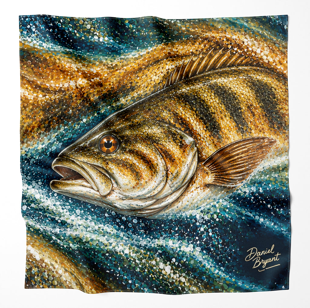 Smallmouth Bass Microfiber Cloth Bandana