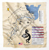 San Juan River, New Mexico Microfiber Map Bandana