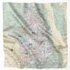 National Park Microfiber Map Bandana