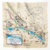 South Platte River, Colorado Microfiber Map Bandana