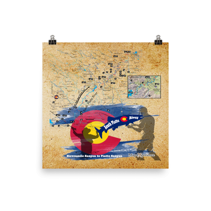 South Platte River, Colorado Map Poster | Free Mobile Map