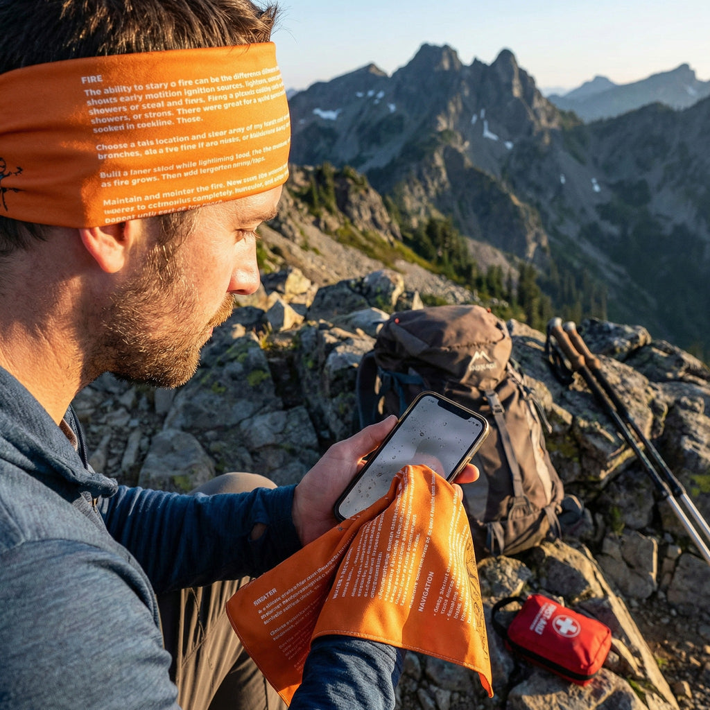 Survival Microfiber Cloth Bandana
