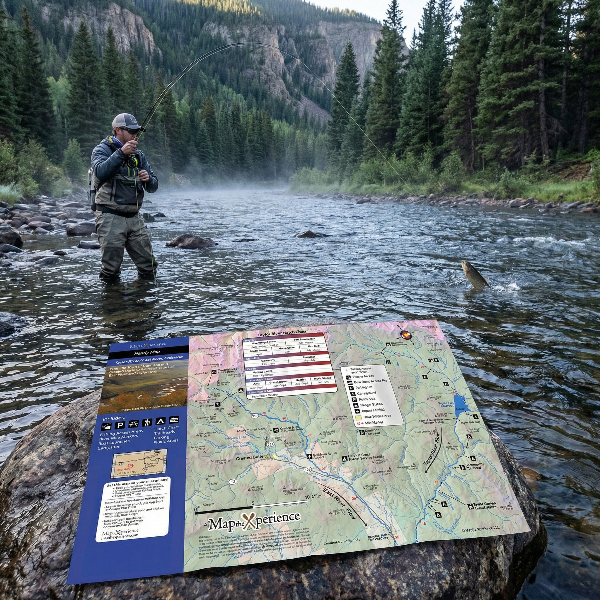Taylor River Colorado Fly Fishing Map | Public Access Guide