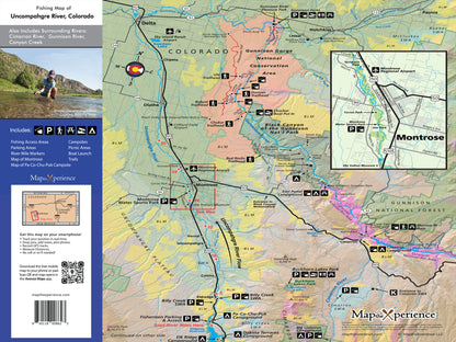 Uncompahgre River GPS Fishing Map