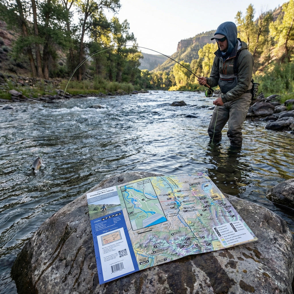 Uncompahgre River Colorado Fly Fishing Map | Public Access Guide
