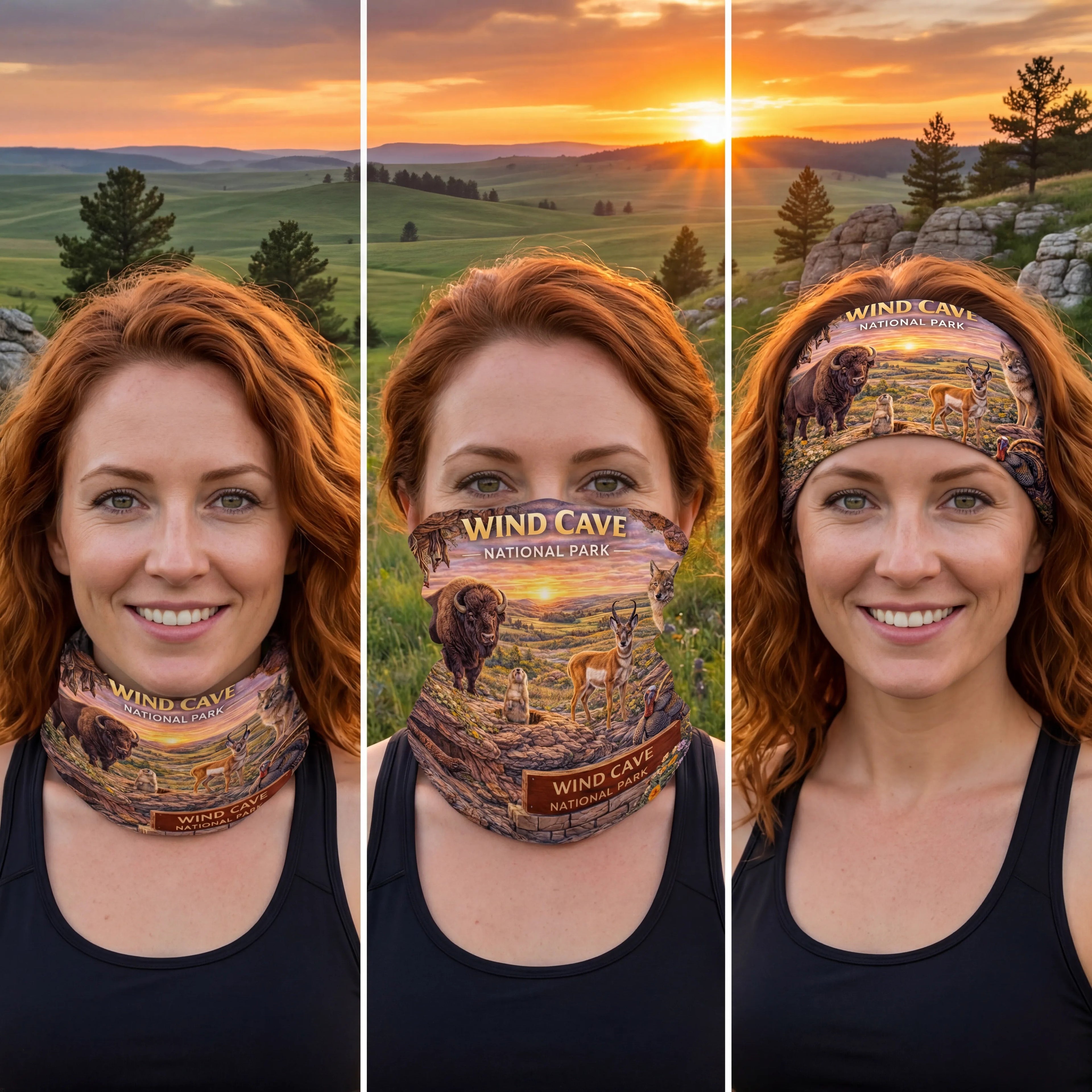 Wind Cave National Park X Guard Neck Gaiter