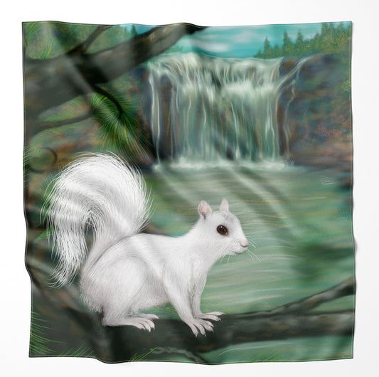 White Squirrels Microfiber Bandana