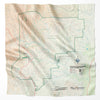 National Park Microfiber Map Bandana