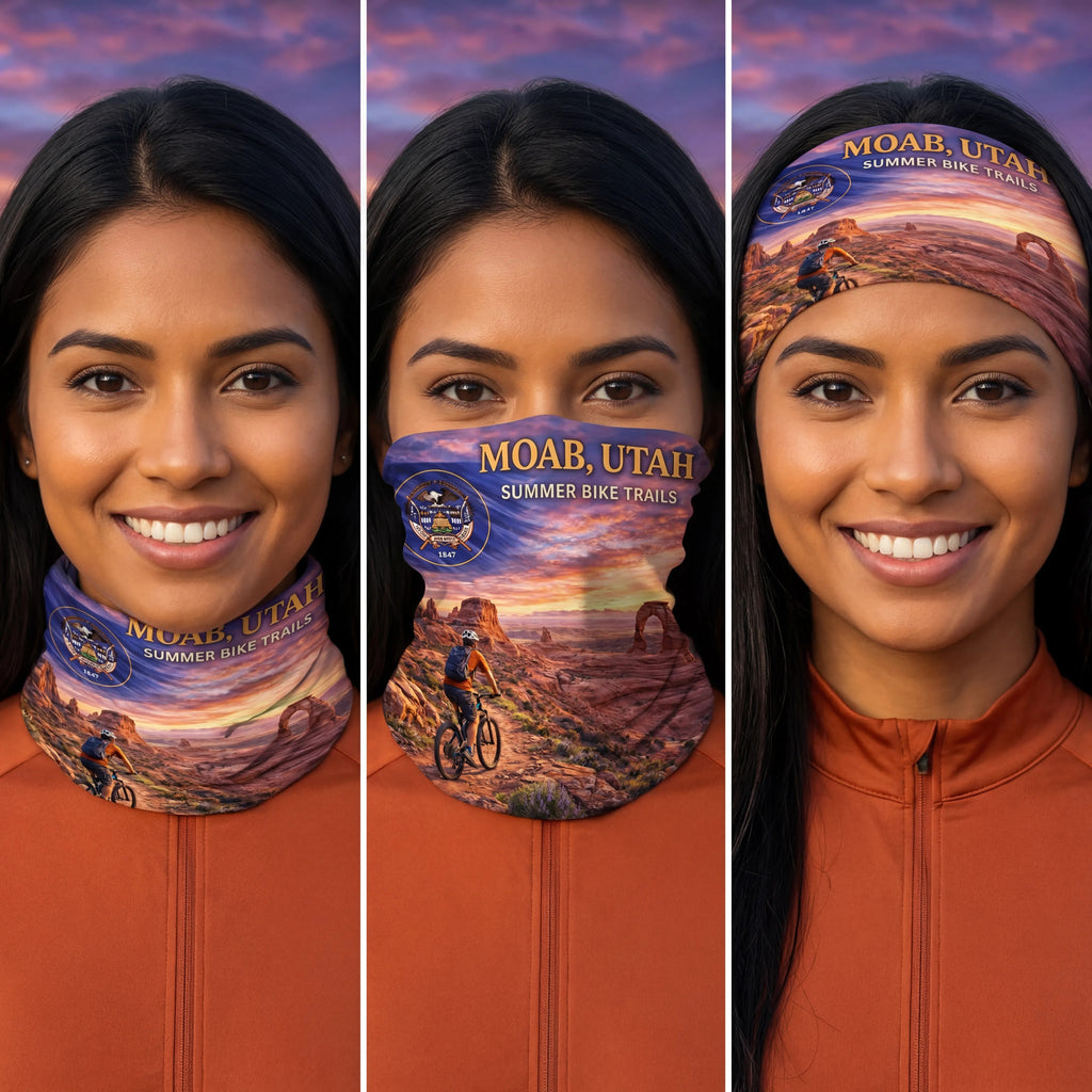 Moab Utah Bike Trails X Guard Neck Gaiter