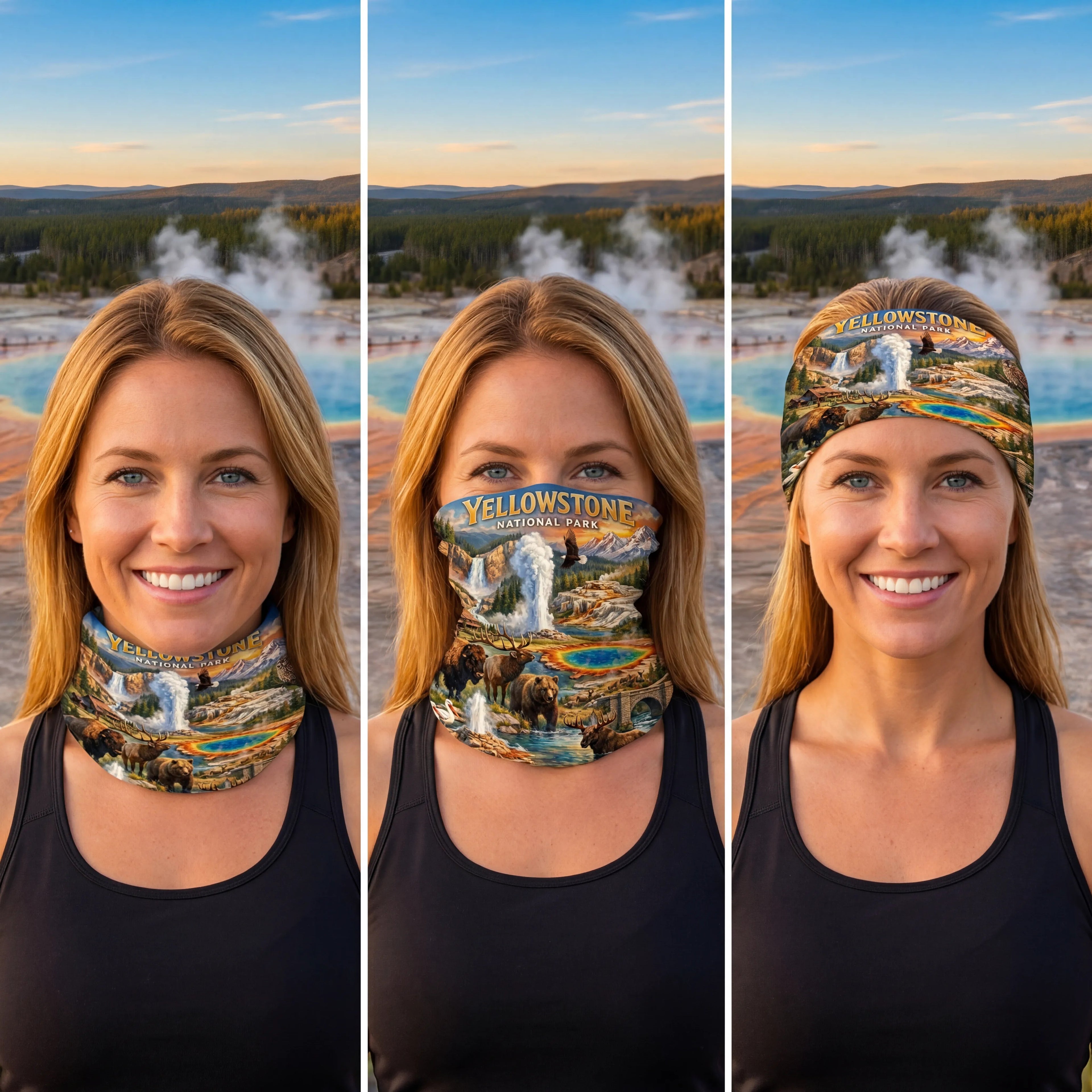 Yellowstone National Park X Guard Neck Gaiter