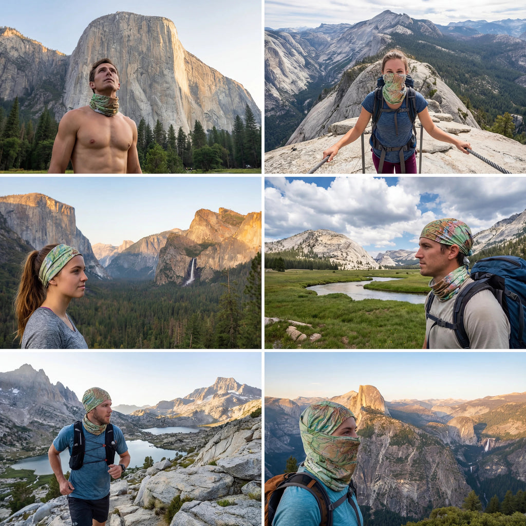 Yosemite National Park Map X Guard Neck Gaiter