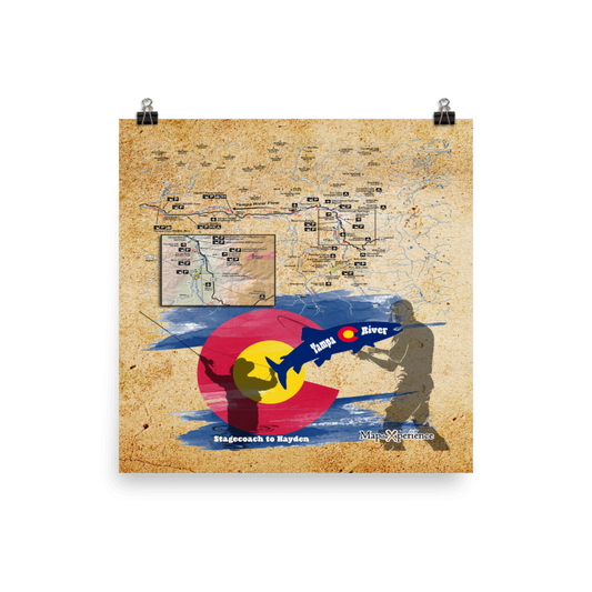 Yampa River, Colorado Map Poster | Free Mobile Map