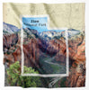 Zion National Park Microfiber Map Bandana