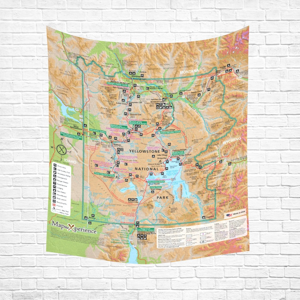 Yellowstone National Park Wall Tapestry